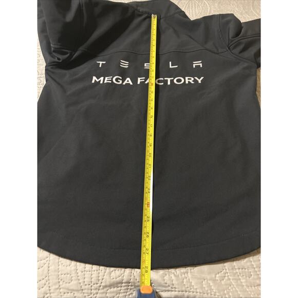 Tesla Megafactory fleece Lined Black Jacket Small Unisex Mega Factory - Picture 13 of 13